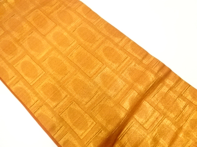 JAPANESE NAGOYA OBI / WOVEN ABSTRACT GRID